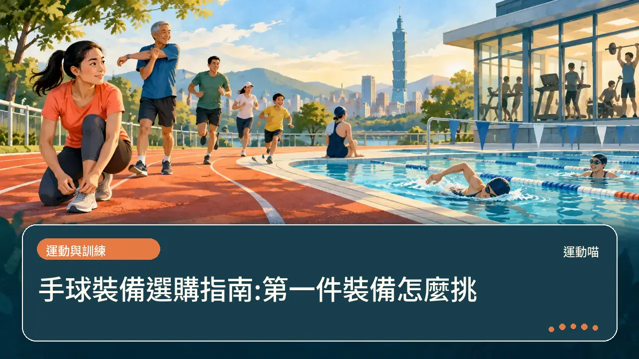 手球裝備選購指南:第一件裝備怎麼挑主題插畫