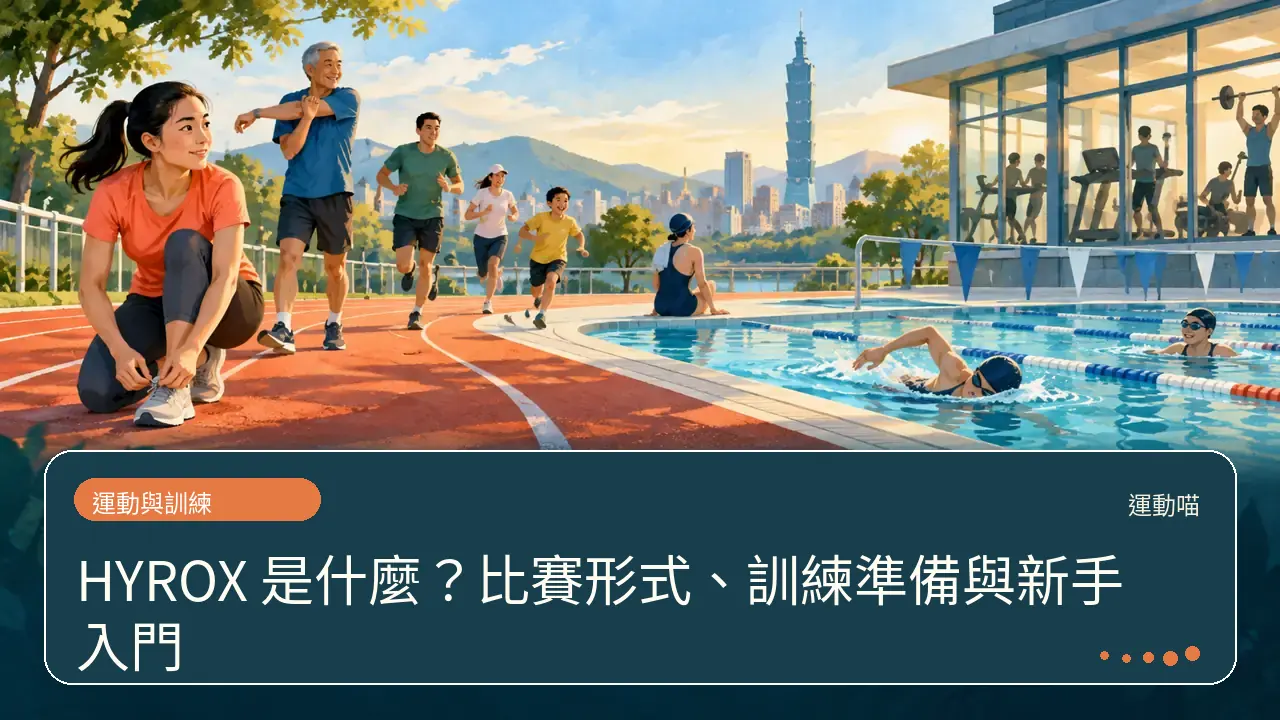 HYROX 是什麼?比賽形式、訓練準備與新手入門主題插畫
